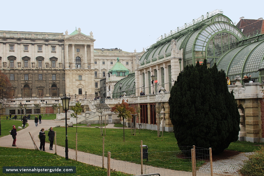 Palmenhaus in Burggarten, Vienna. Wien