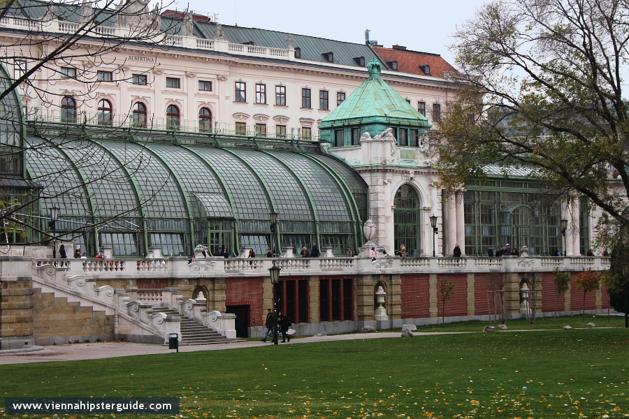 Palmenhaus in Burggarten, Vienna. Wien