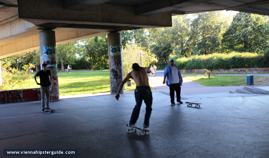 Skaters at Donauinsel Wien - Vienna
