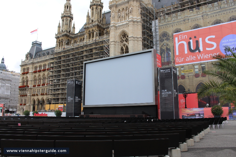 Filmfestival at the City Hall (Rathausplatz) in Vienna, Austria - Wien
