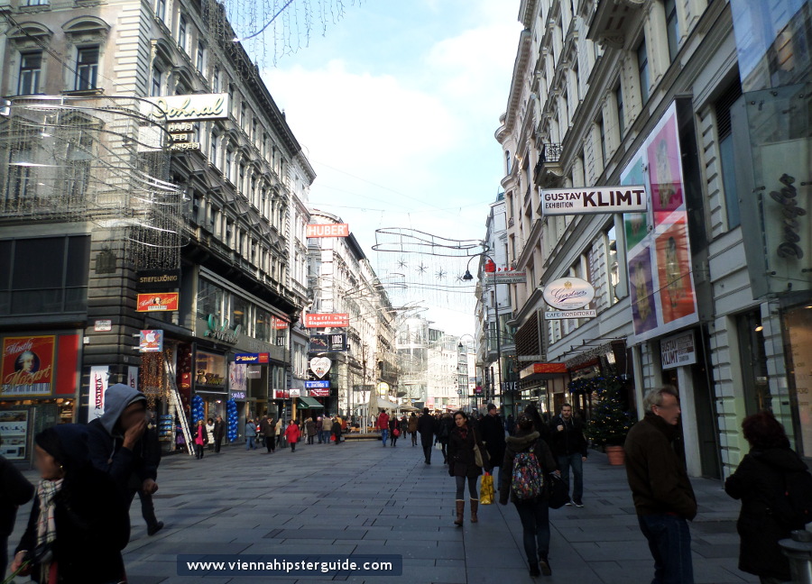 Kärntner Strasse, Wien, Österreich - shopping street in Vienna