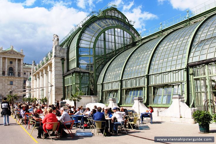 Palmenhaus in Burggarten, Vienna. Wien