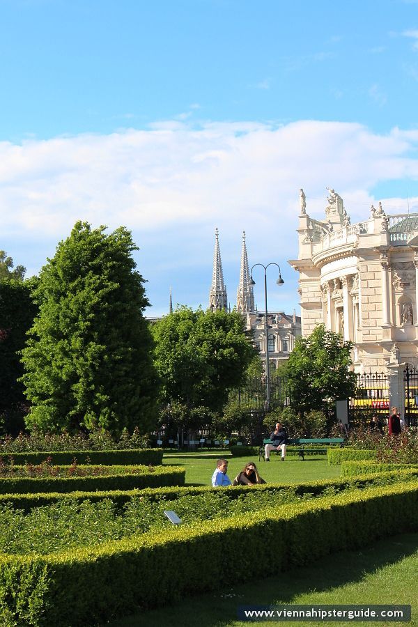 Volksgarten Wien - Public park and garden in Vienna, Austria