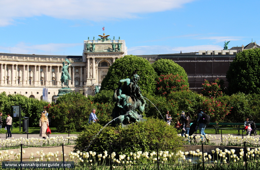 Volksgarten Wien - Public park and garden in Vienna, Austria