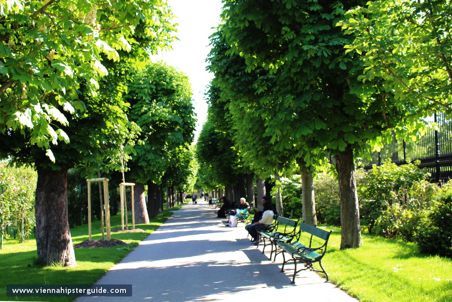 Volksgarten Wien - Public park and garden in Vienna, Austria