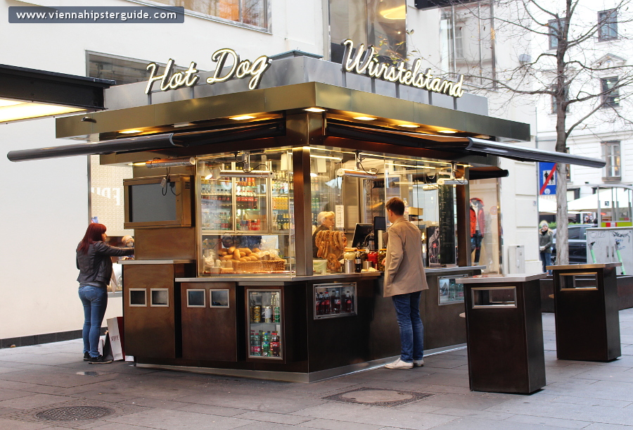 Würstelstand / Food kiosk in Vienna, Austria - Wien